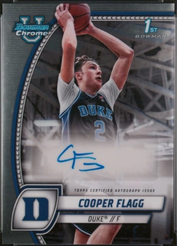 2024 Bowman Chrome Cooper Flagg Auto (Raw)